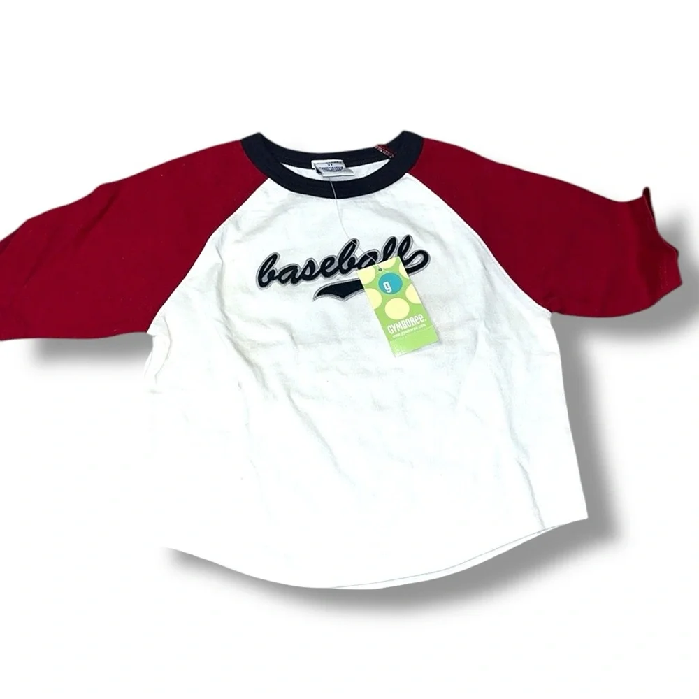 Gymboree Boys Baseball Jersey Raglan Tee 2T NWT